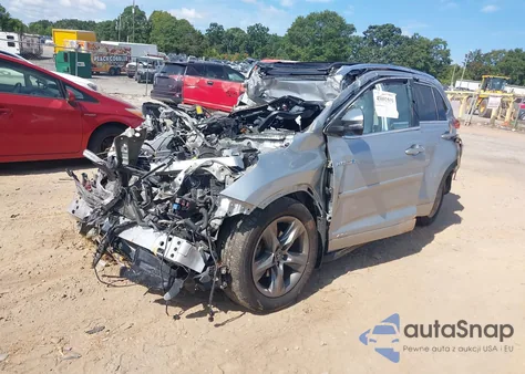 2017 Toyota Highlander Hybrid Ltd Platinum z USA, uszkodzony, nr VIN 5TDDGRFH5HS022907